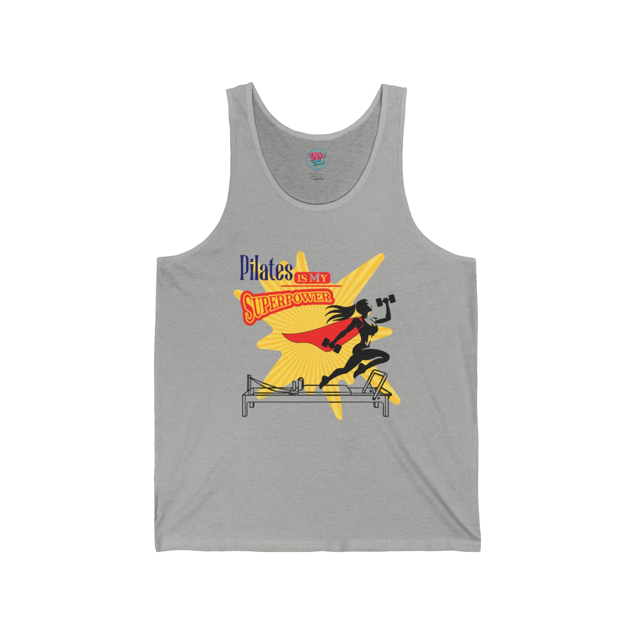Pilates Is My Superpower Muscle Tank
