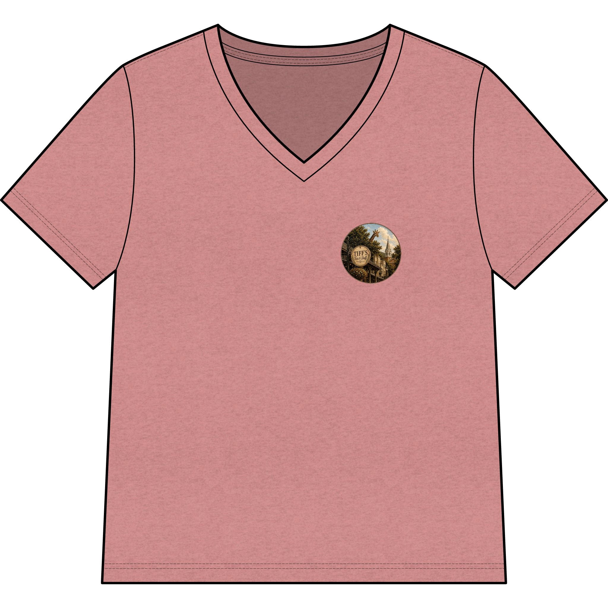 Welcome to the Wild Side V-Neck Tee — Vintage Roadtrip Graphic Shirt