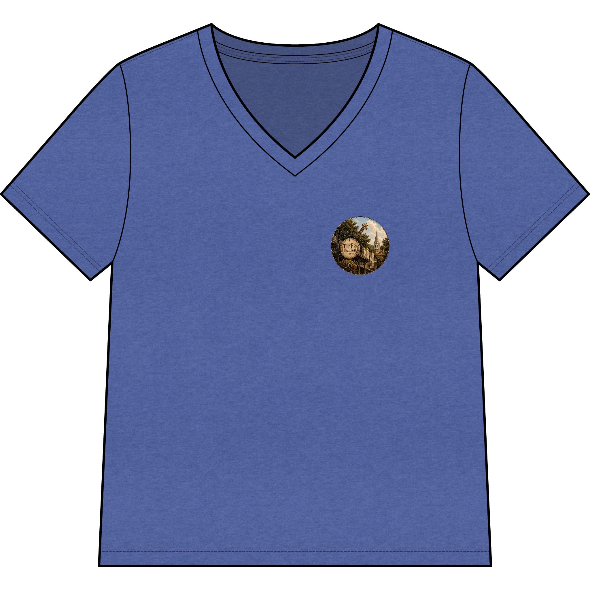 Welcome to the Wild Side V-Neck Tee — Vintage Roadtrip Graphic Shirt