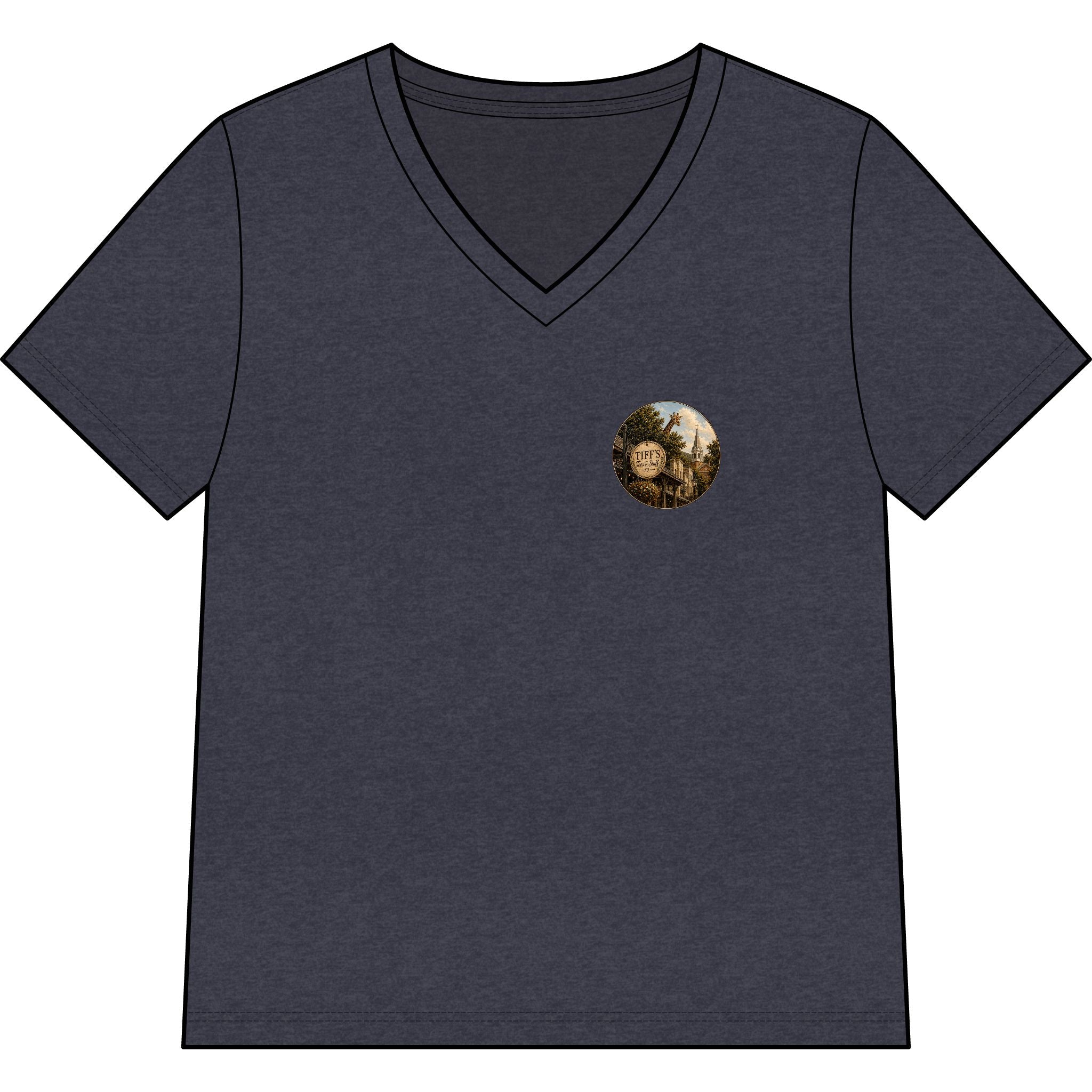 Welcome to the Wild Side V-Neck Tee — Vintage Roadtrip Graphic Shirt