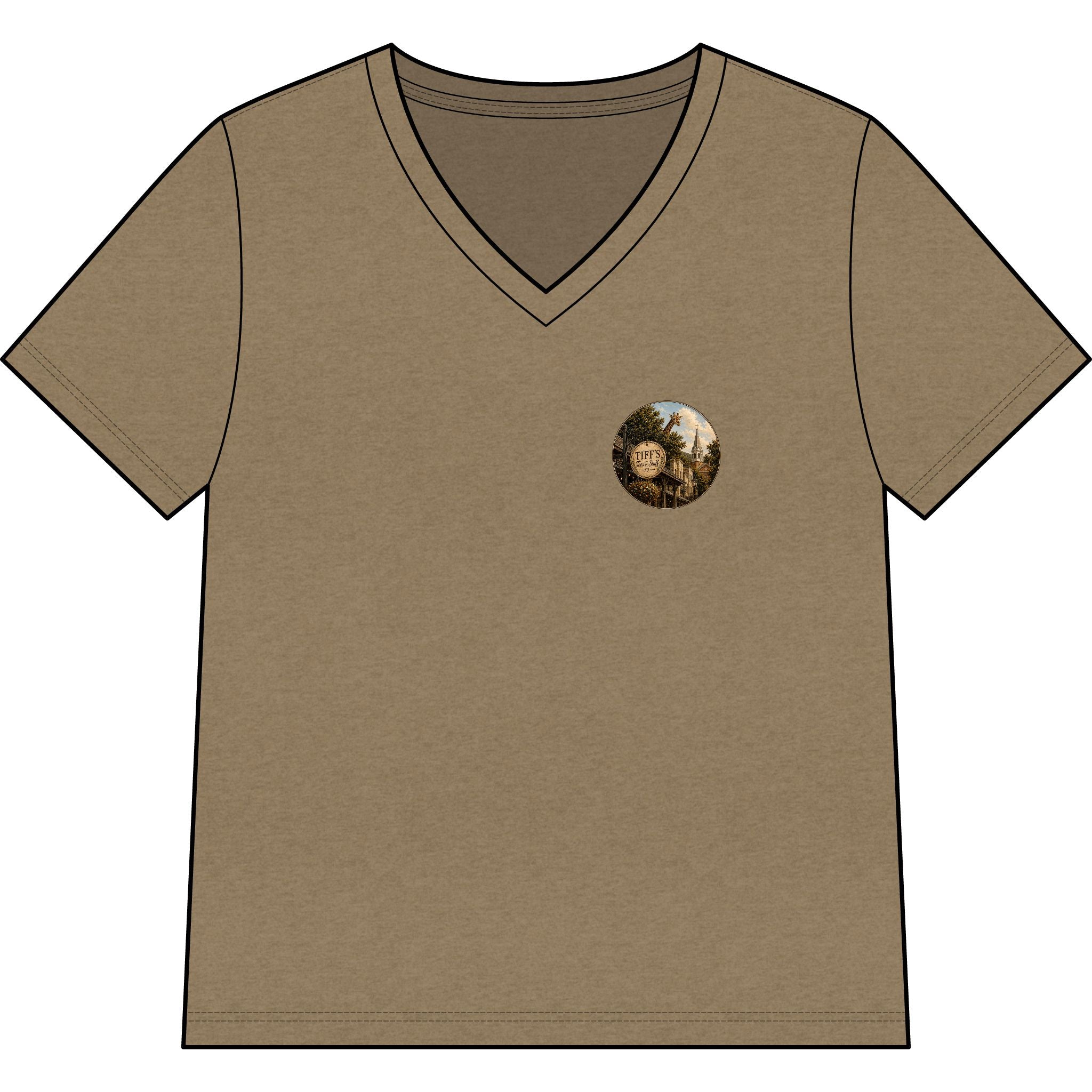 Welcome to the Wild Side V-Neck Tee — Vintage Roadtrip Graphic Shirt