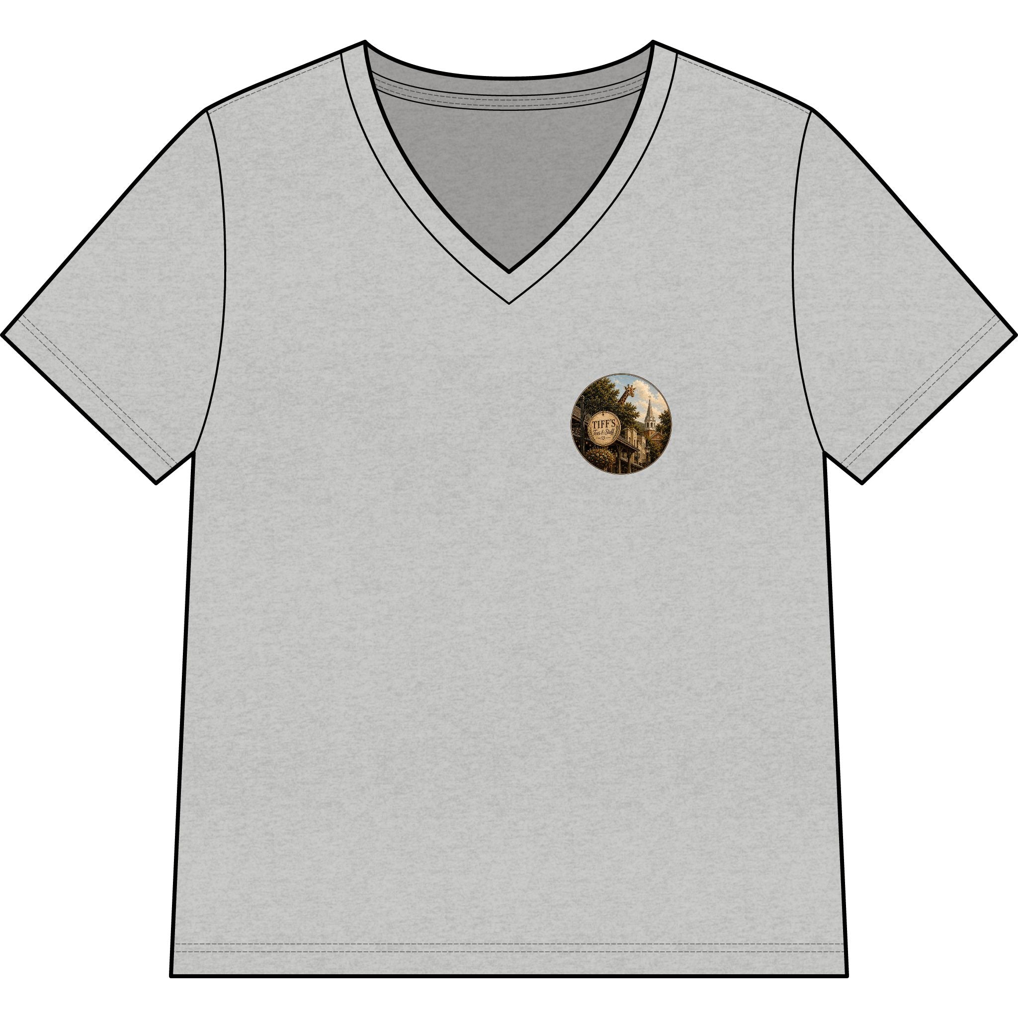 Welcome to the Wild Side V-Neck Tee — Vintage Roadtrip Graphic Shirt
