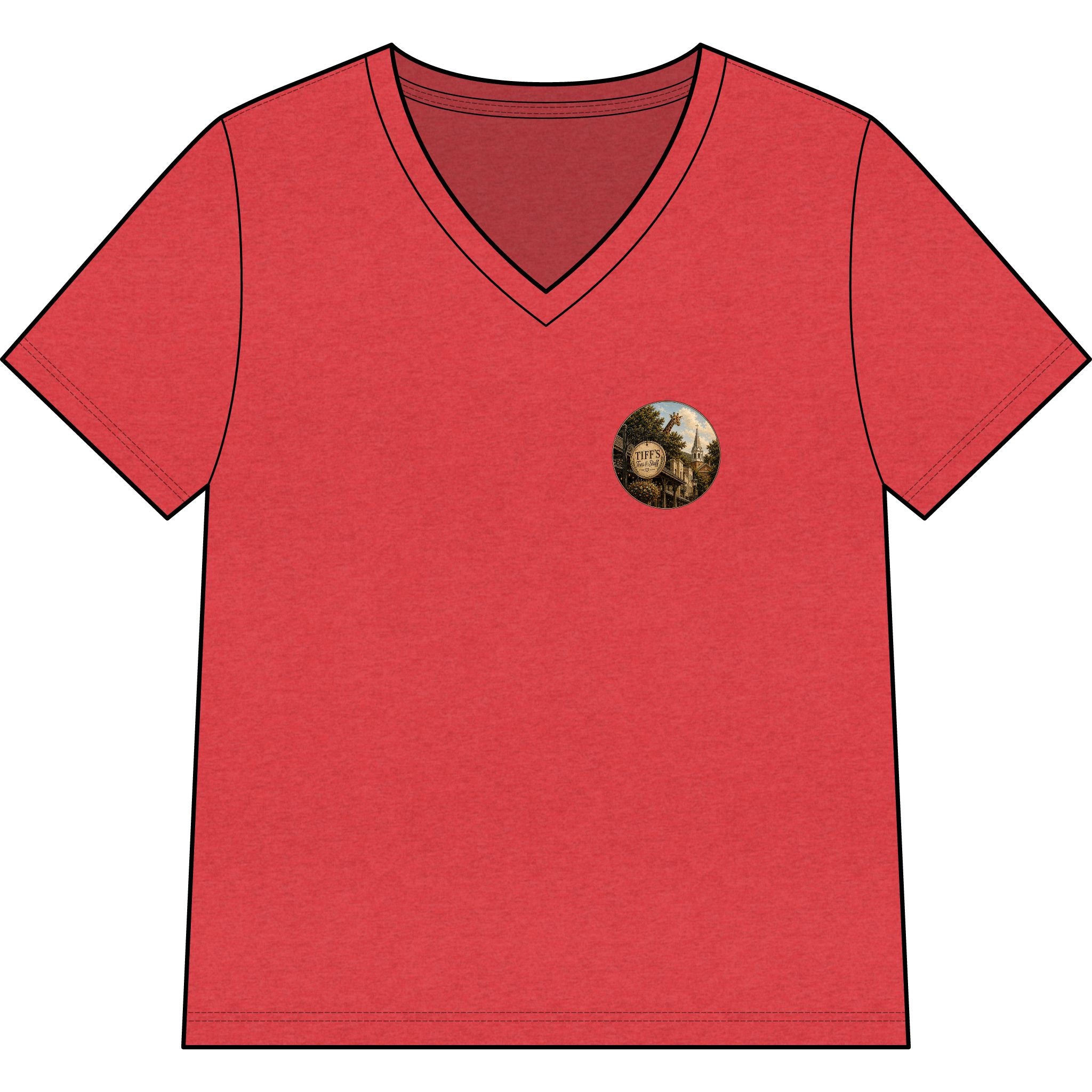 Welcome to the Wild Side V-Neck Tee — Vintage Roadtrip Graphic Shirt