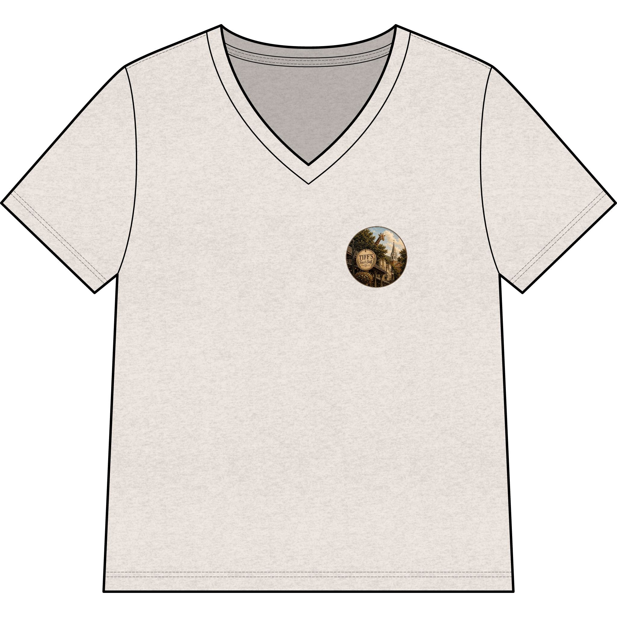 Welcome to the Wild Side V-Neck Tee — Vintage Roadtrip Graphic Shirt