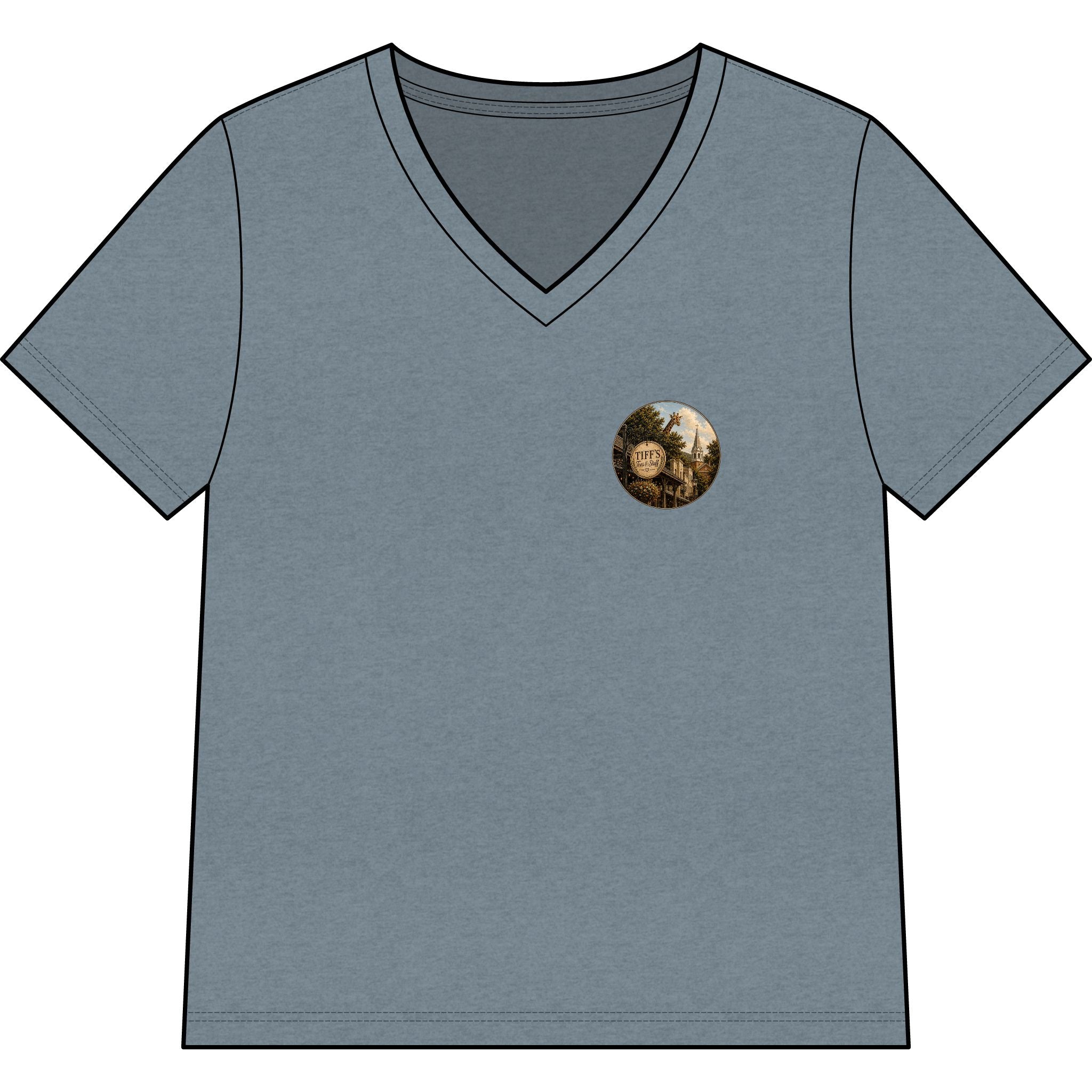 Welcome to the Wild Side V-Neck Tee — Vintage Roadtrip Graphic Shirt