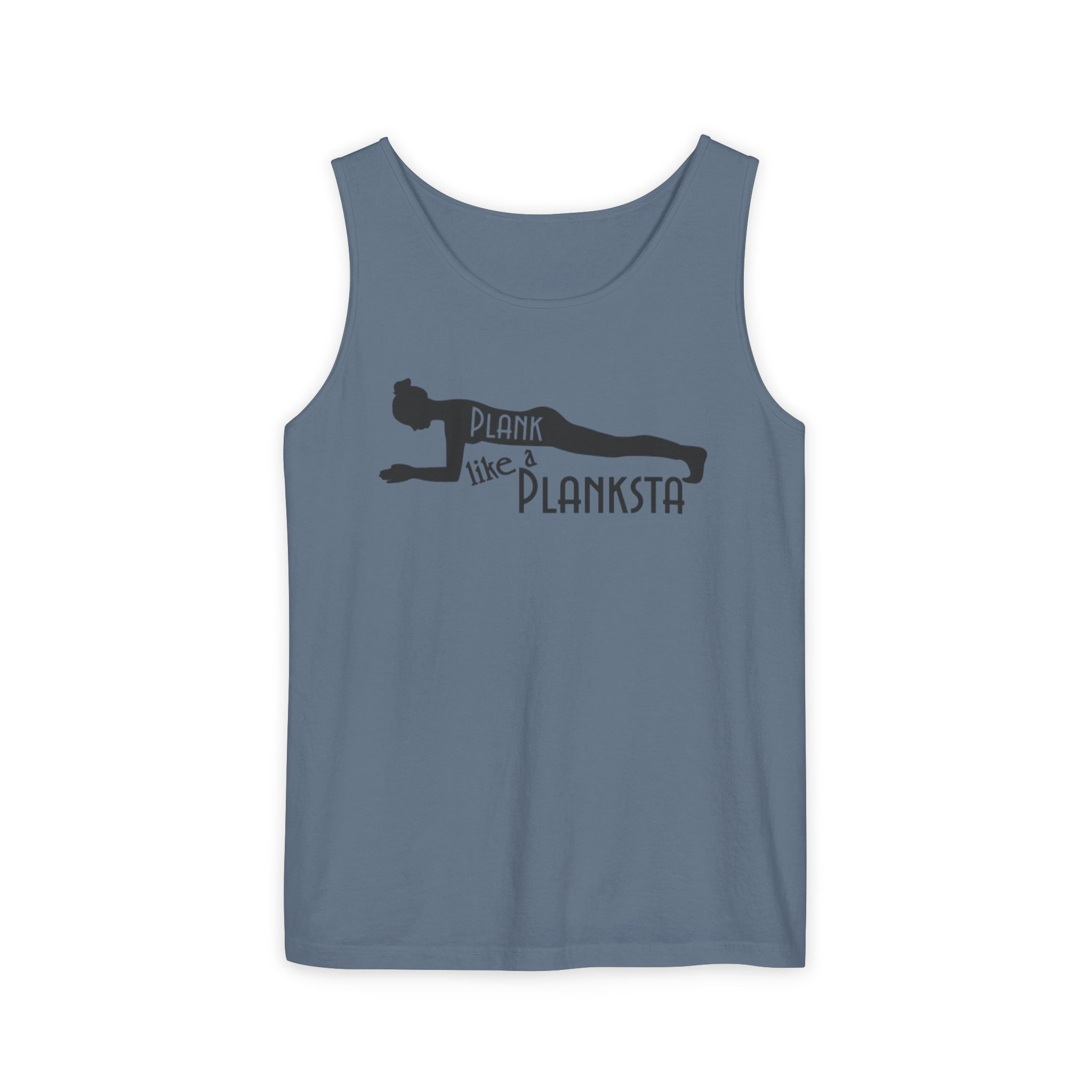 Plank Like a Planksta Tank Top — Funny Fitness Workout Tank