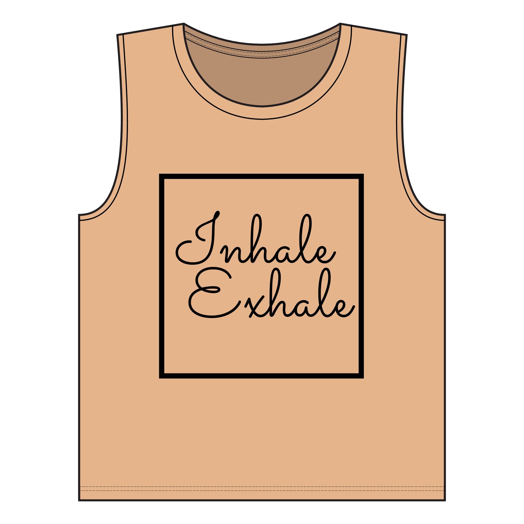 Inhale Exhale Pilates Muscle Tank — Women's Pilates & Workout Tank Top