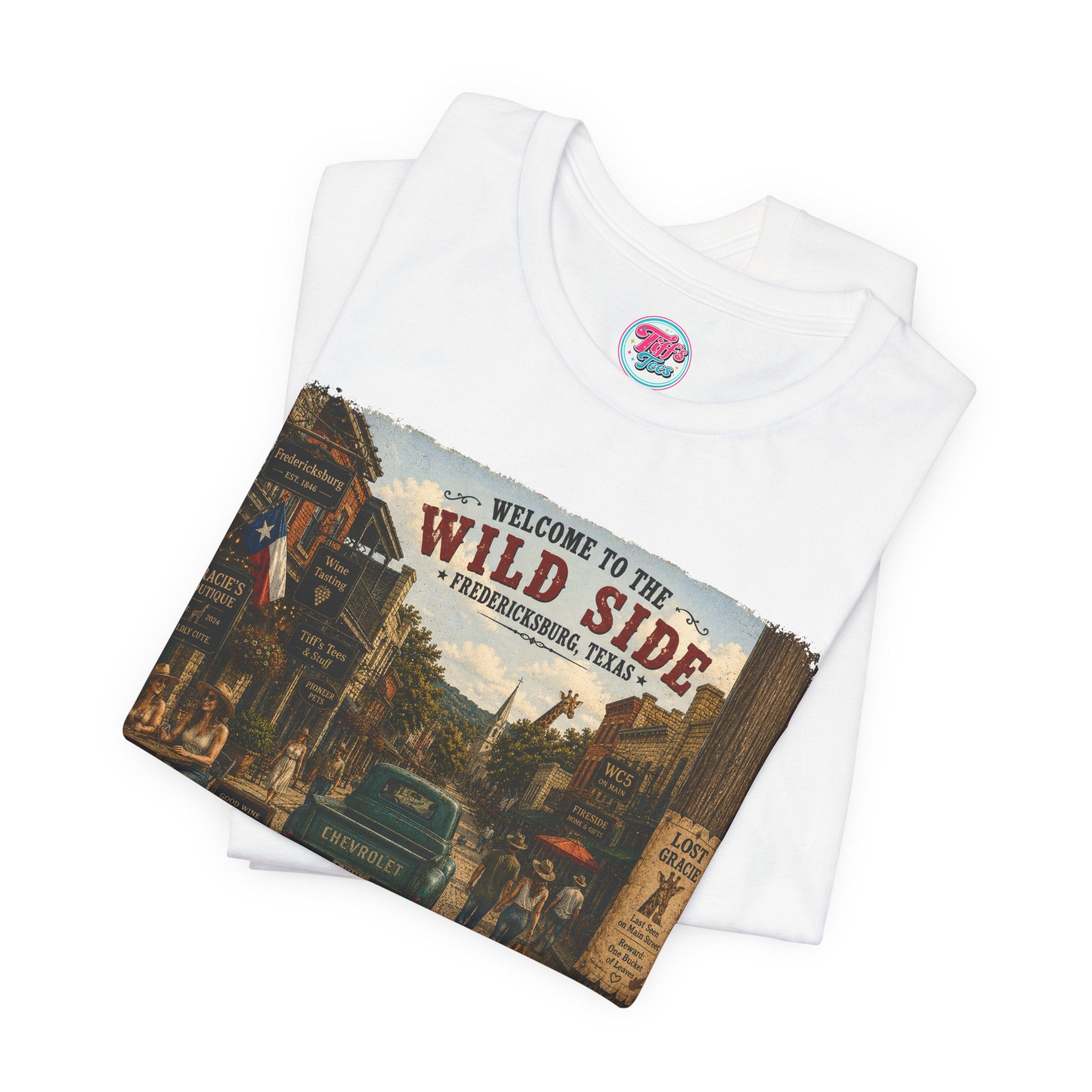 Wild Side Vintage Road T‑Shirt — 'Welcome to the Wild Side' Retro Americana Tee