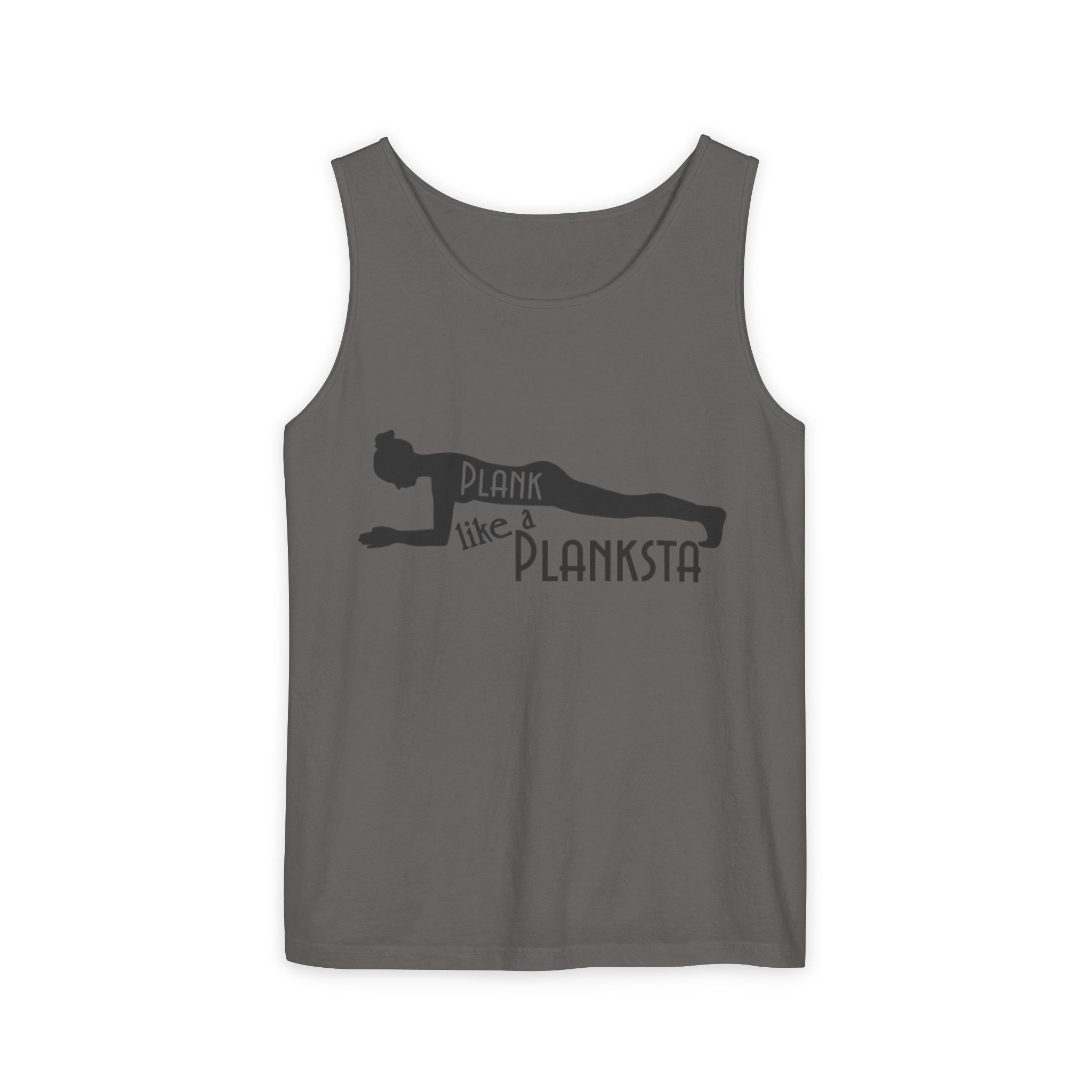 Plank Like a Planksta Tank Top - Funny Fitness Workout Tank