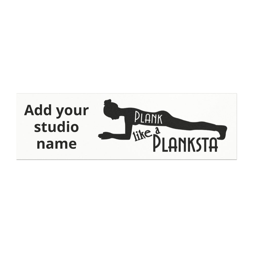 Car Magnet — “Plank Like a Planksta” Fitness Studio Promo