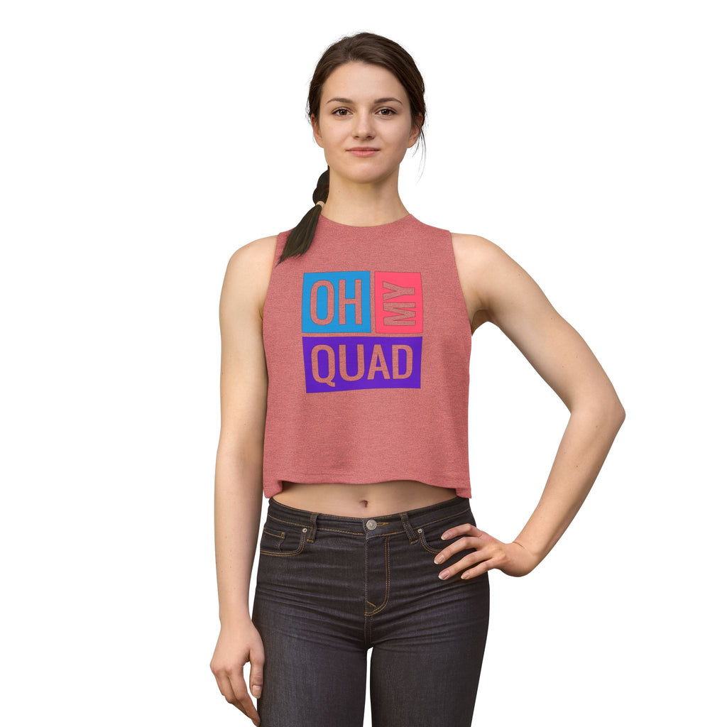 Oh My Quad Crop Top — Funny Fitness Pilates, Gym Tank for Women
