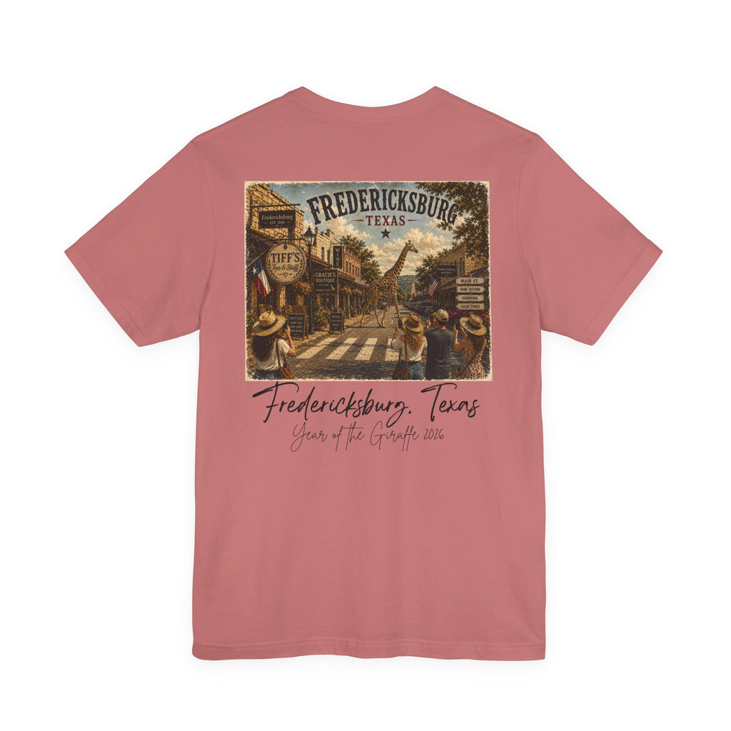 Fredericksburg Texas Vintage Street Scene Tee — Retro Travel Souvenir T-Shirt