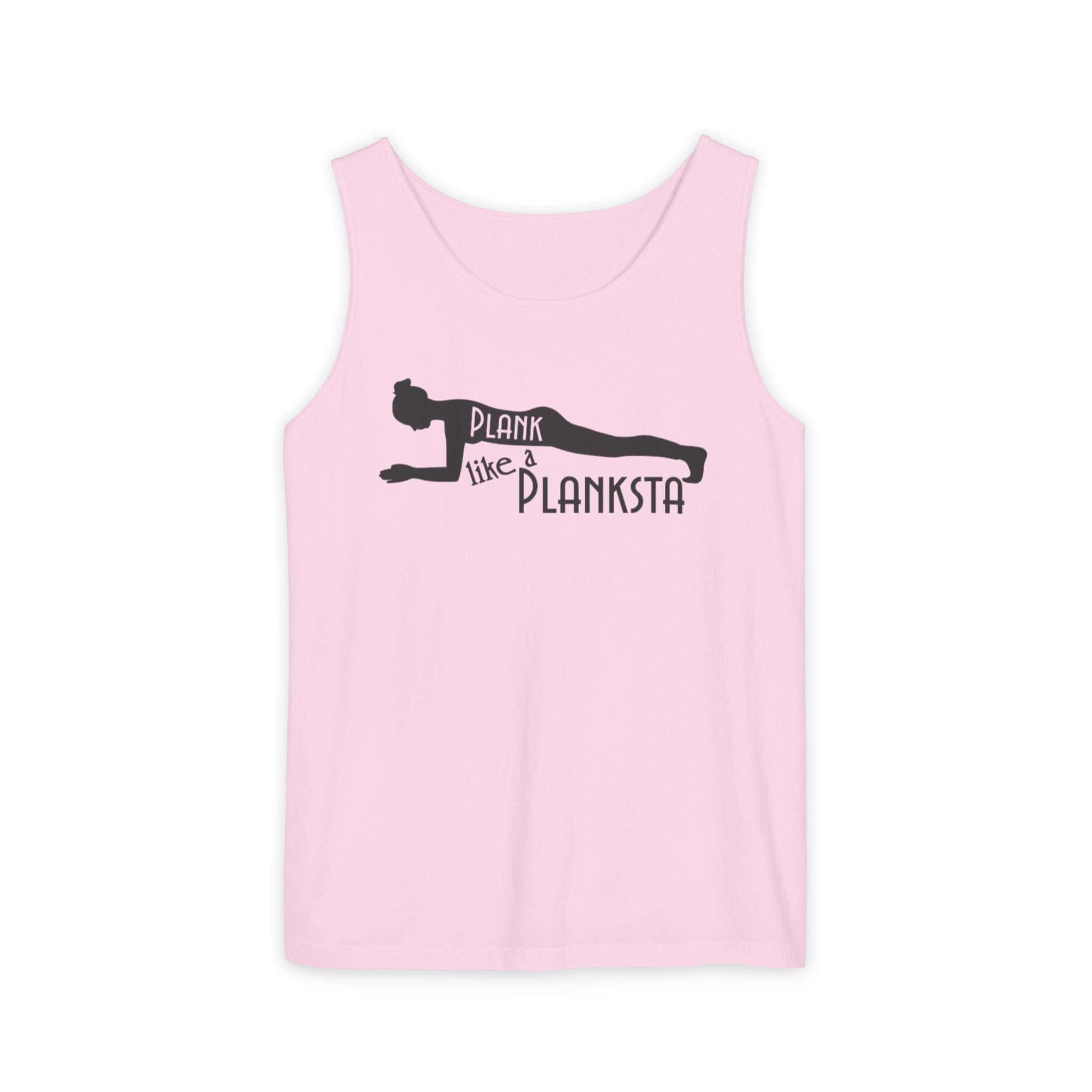 Plank Like a Planksta Tank Top — Funny Fitness Workout Tank