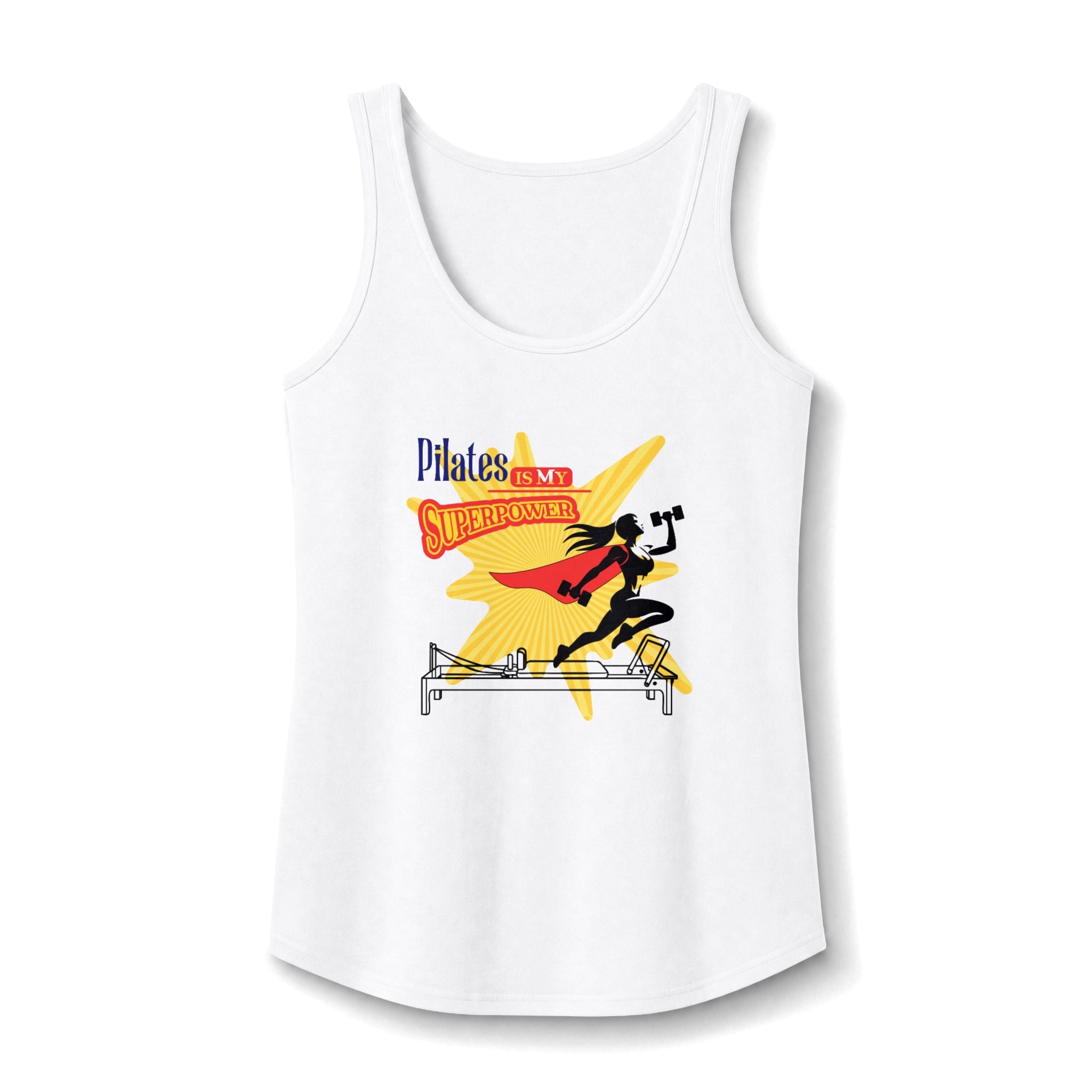 Pilates Is My Superpower Tank Top — Women's Pilates Workout Tank