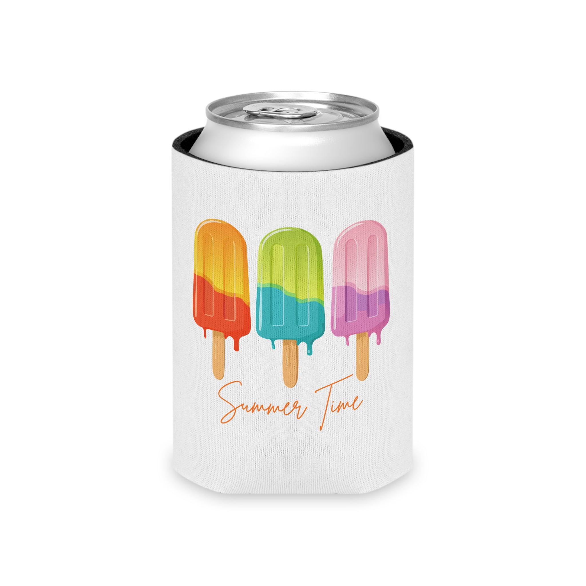 Can Cooler — Summer Time Popsicle Can Cooler