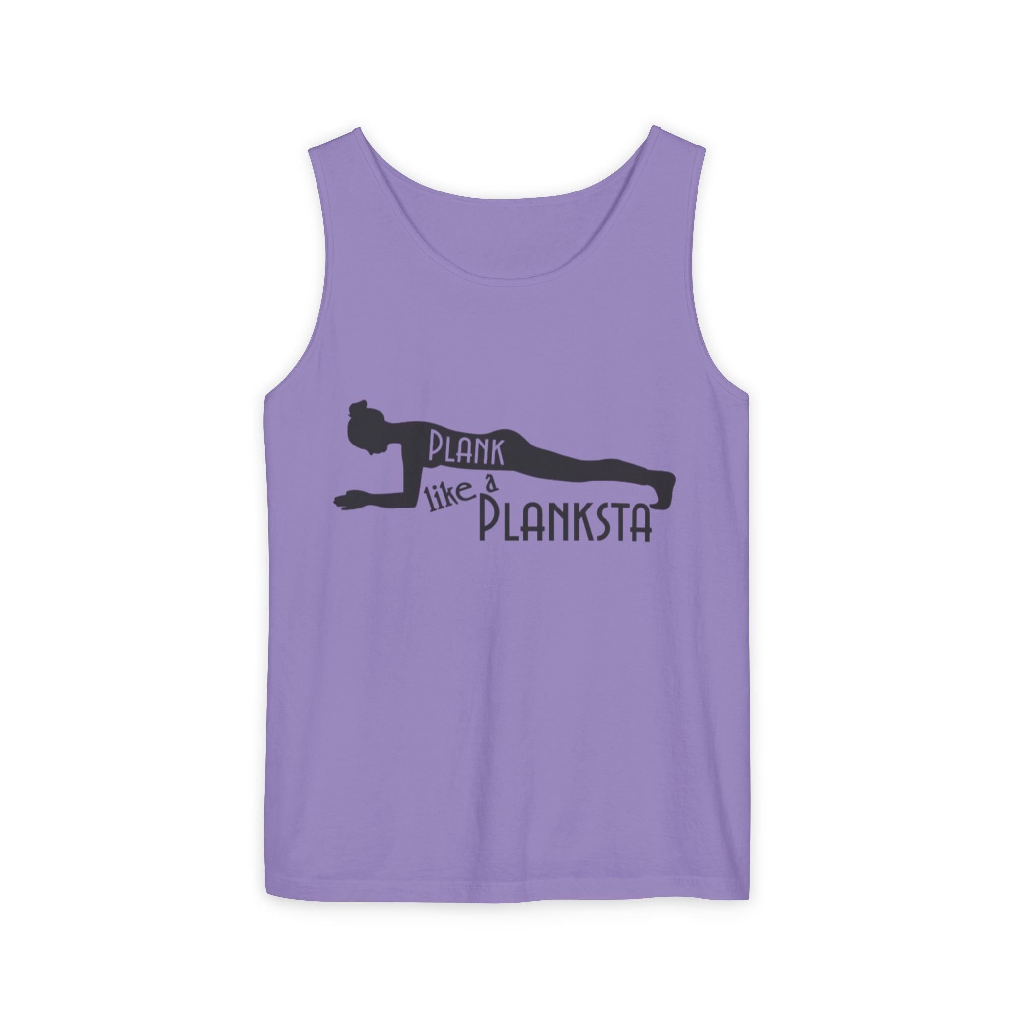 Plank Like a Planksta Tank Top - Funny Fitness Workout Tank