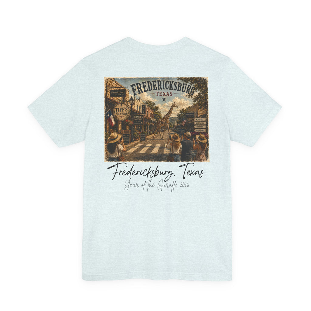Fredericksburg Texas Vintage Street Scene Tee — Retro Travel Souvenir T-Shirt