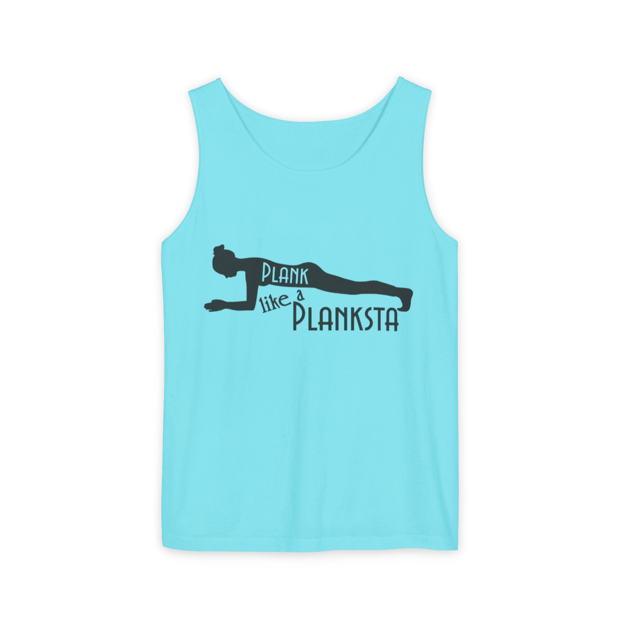 Plank Like a Planksta Tank Top - Funny Fitness Workout Tank