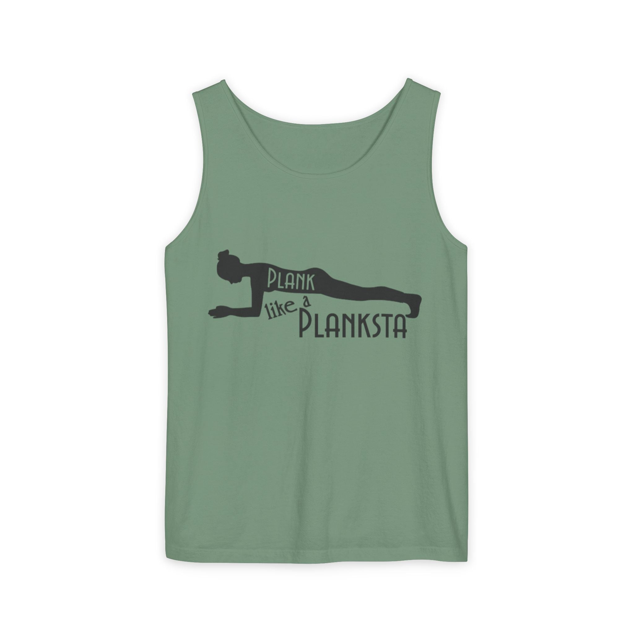Plank Like a Planksta Tank Top - Funny Fitness Workout Tank