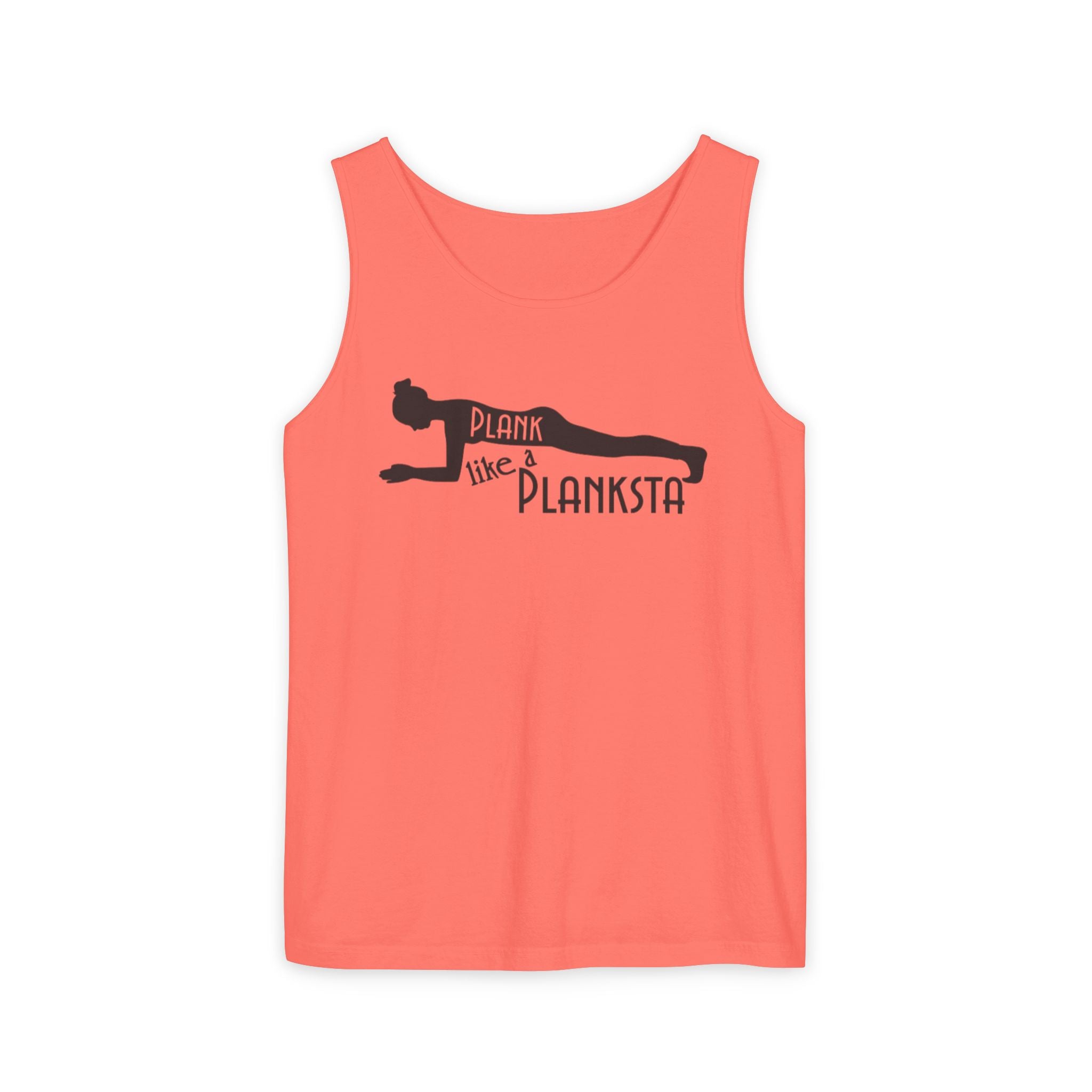 Plank Like a Planksta Tank Top — Funny Fitness Workout Tank