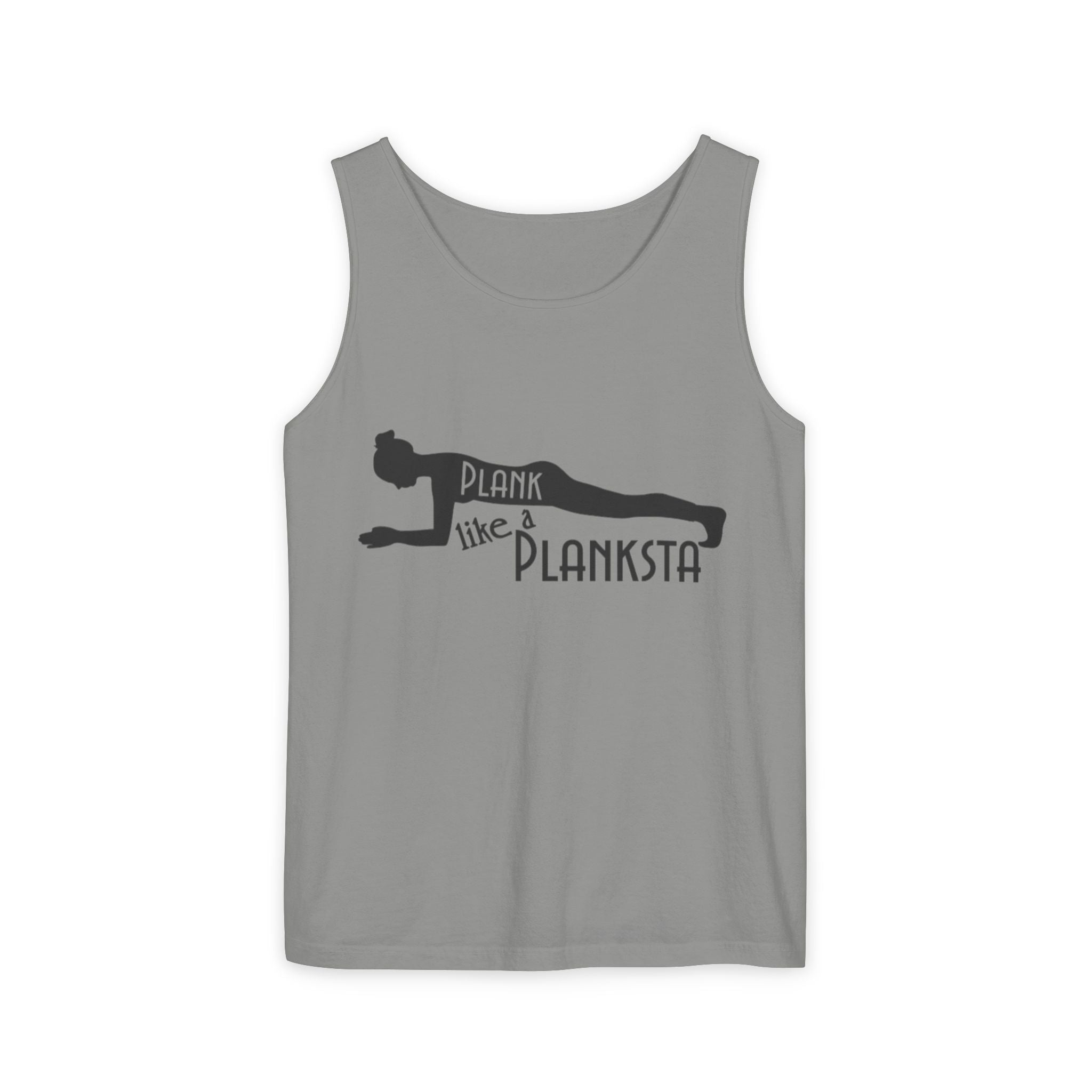 Plank Like a Planksta Tank Top - Funny Fitness Workout Tank