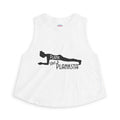 Plank Like a Planksta Crop Top — Women's Fitness Tank for Yoga & Gym