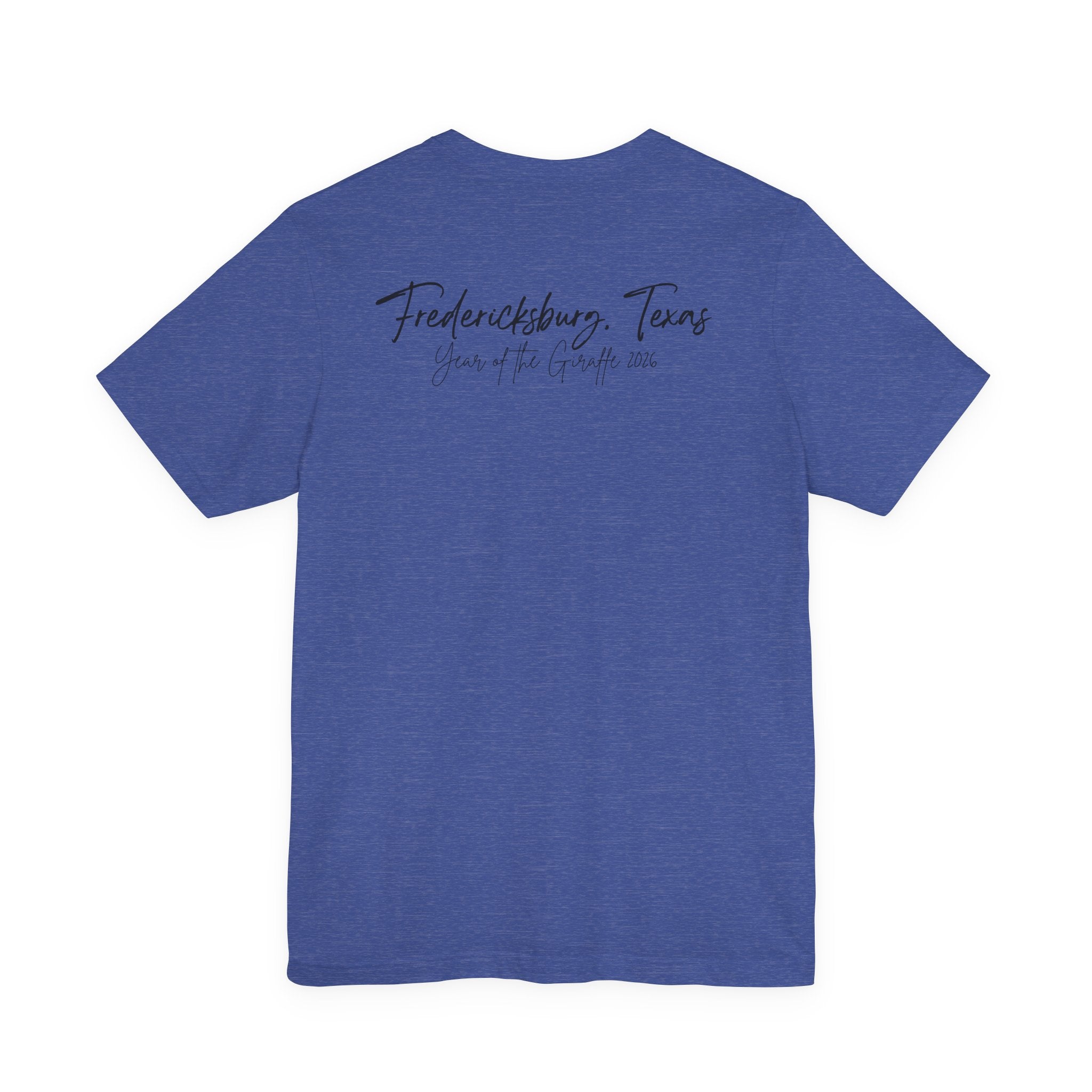 Giraffe Polaroid Photo Tee — "Love, Gracie G.Raffe" Graphic T-Shirt