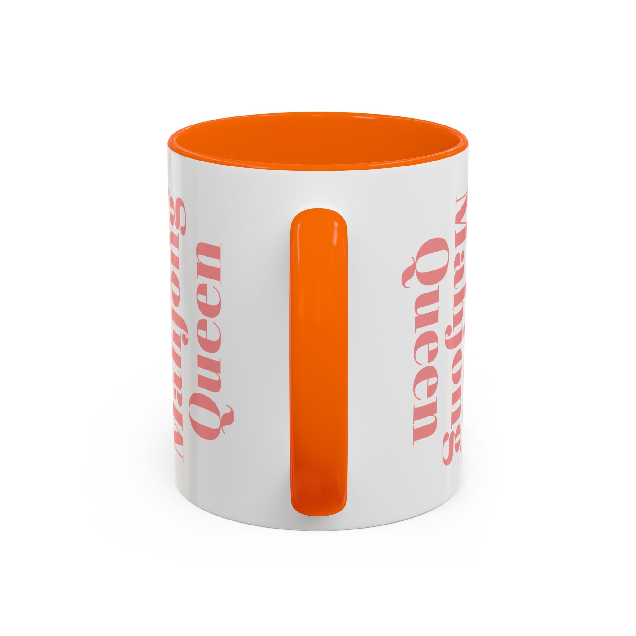 Mahjong Queen Accent Coffee Mug – Retro Tile Design, 11 oz