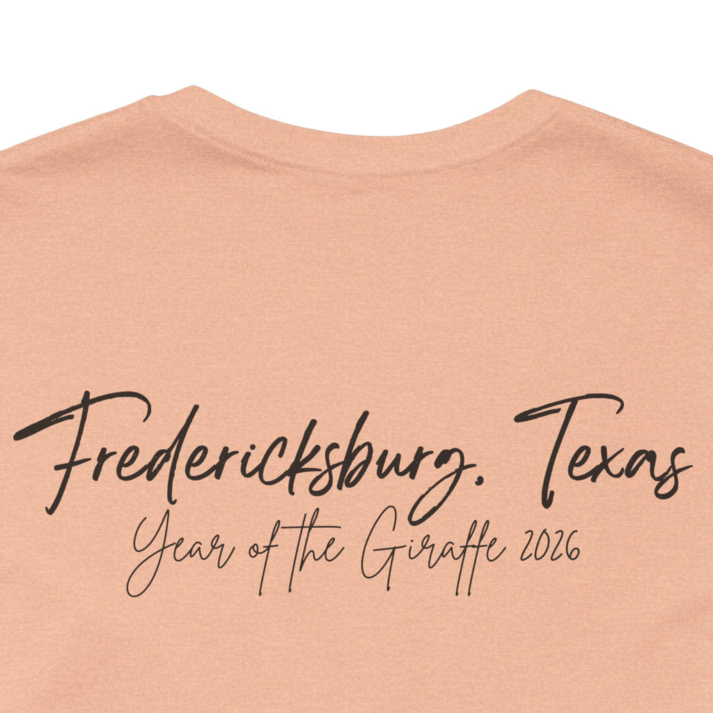 Fredericksburg Texas Vintage Scene Tee featuring Gracie