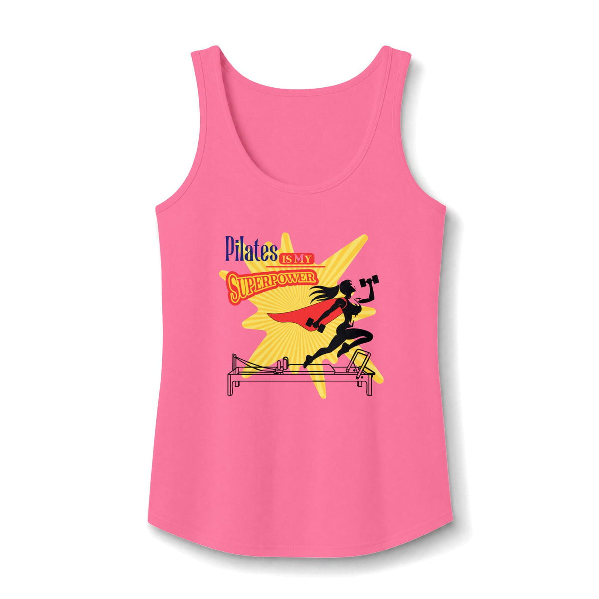 Pilates Is My Superpower Tank Top — Women's Pilates Workout Tank