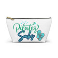 Pilates Socks Accessory Pouch — T‑Bottom Zip Bag for Workout Gear