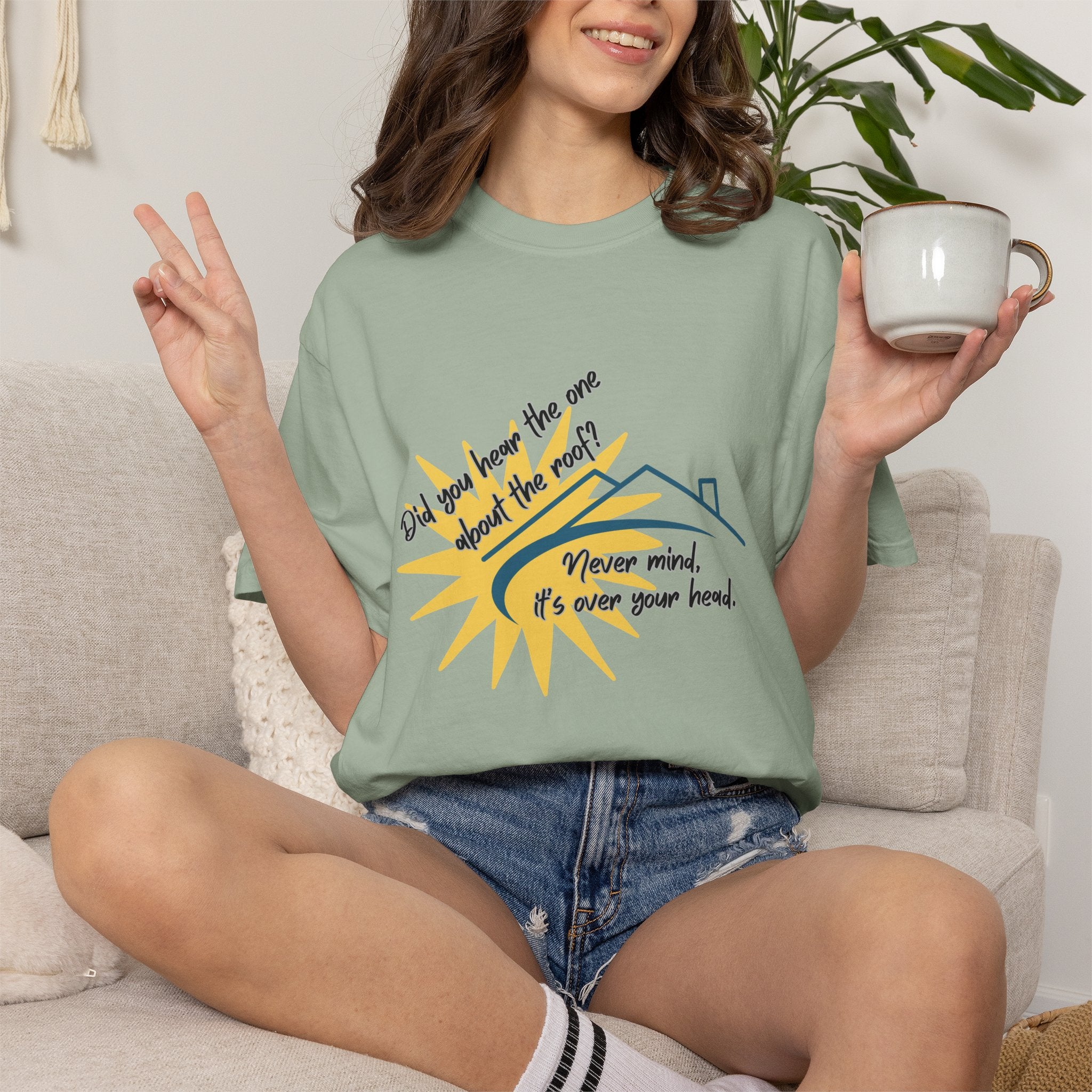 Funny Pun Dad Joke T‑Shirt — "Never mind, it's over your head" Graphic Tee