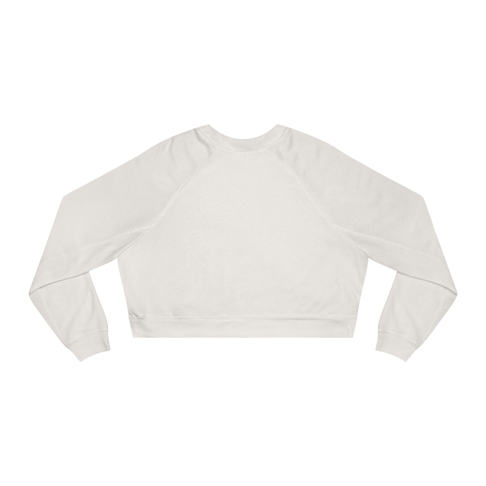 Cropped Pullover — "Plank Like a Planksta" Fitness Graphic