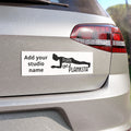 Car Magnet — “Plank Like a Planksta” Fitness Studio Promo