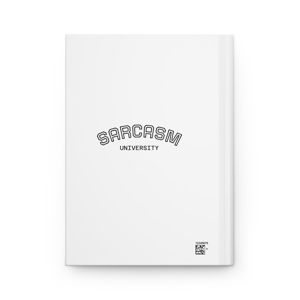 Sarcasm University Hardcover Journal — Retro Pinup with Quote ‘No one looks back on their life and remembers the nights they had [...]