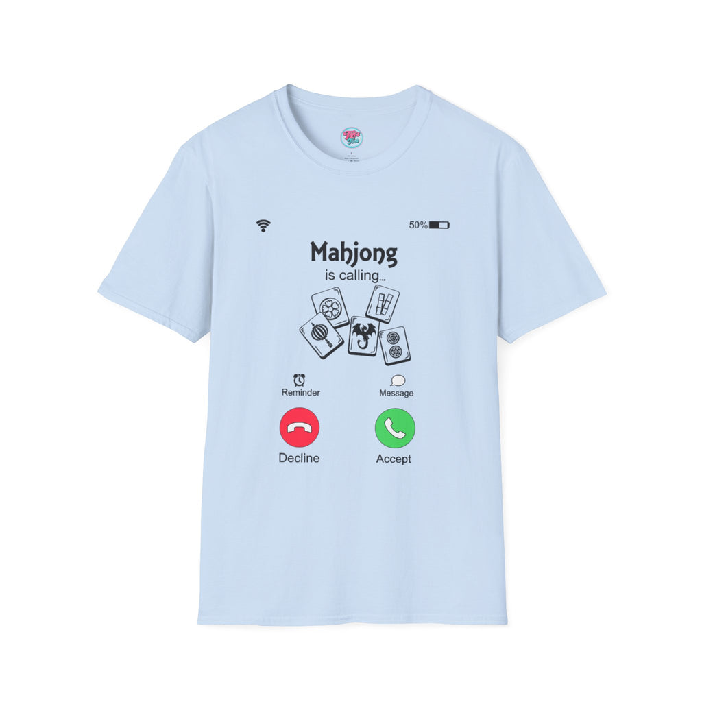 Mahjong Is Calling T-Shirt — Funny Mahjong Player Tee