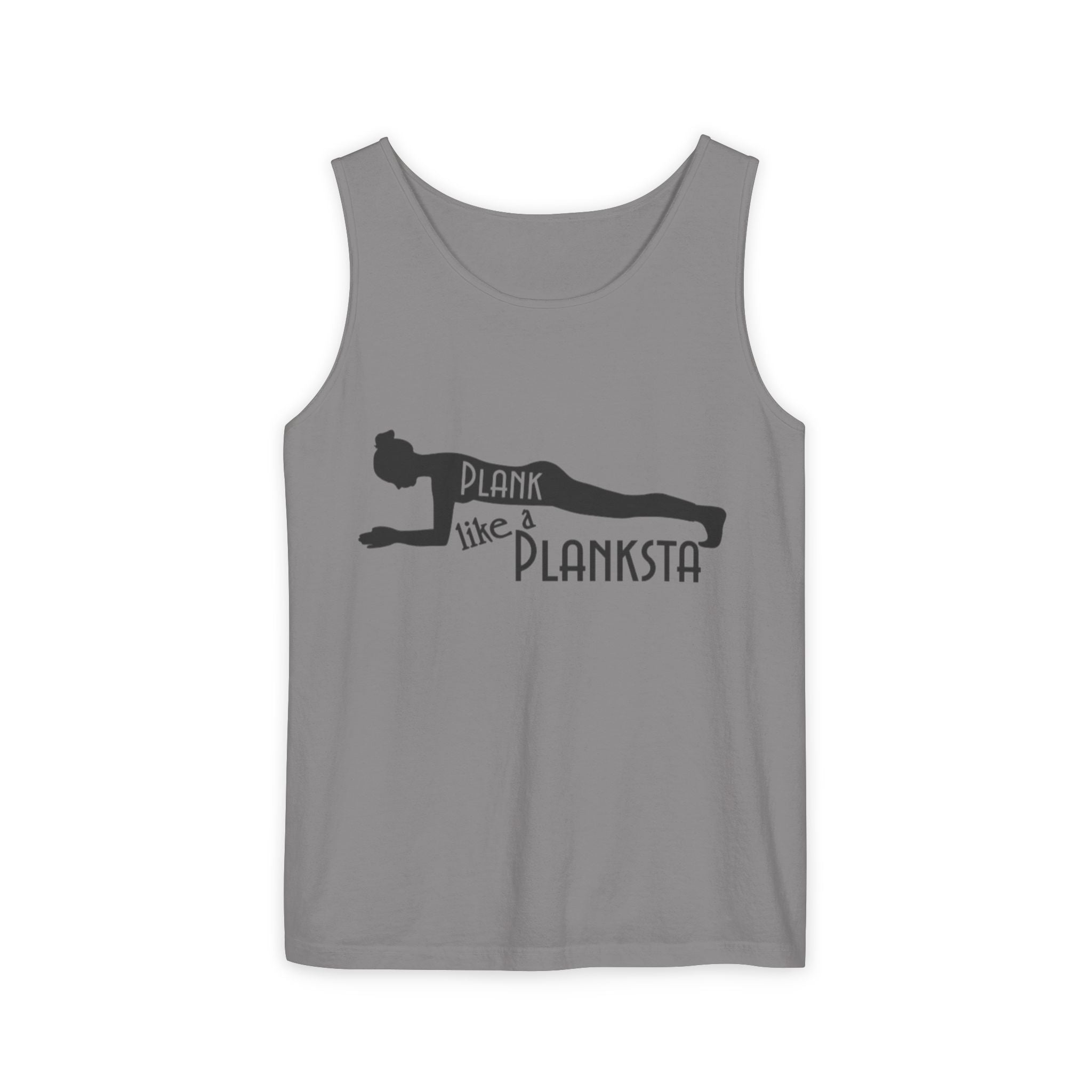 Plank Like a Planksta Tank Top - Funny Fitness Workout Tank