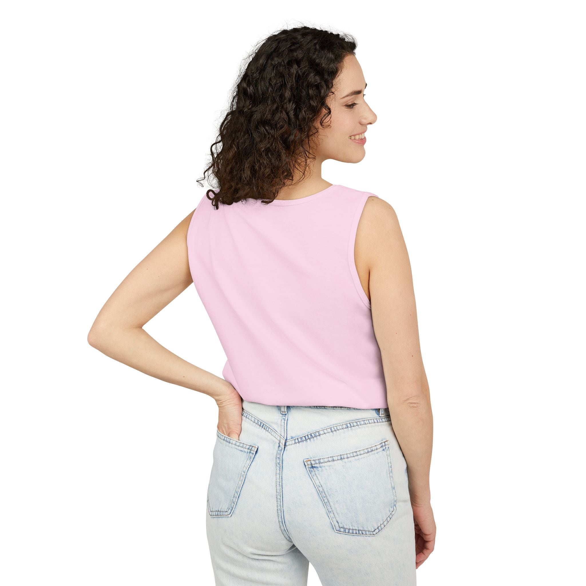 Patriotic "Red Wine & Blue" Tank Top — 4th of July Wine Lover Graphic