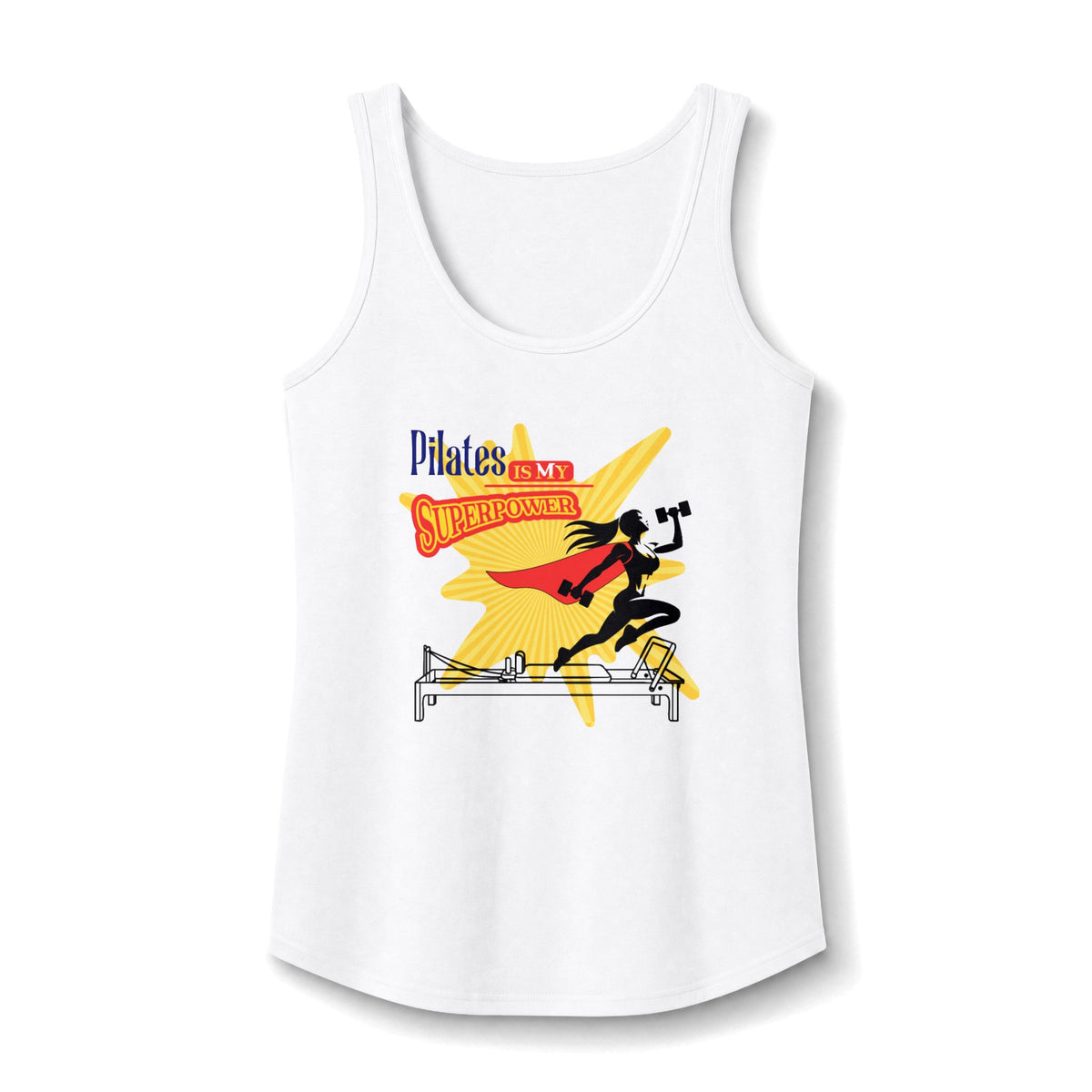 Pilates Is My Superpower Tank Top — Women's Pilates Workout Tank