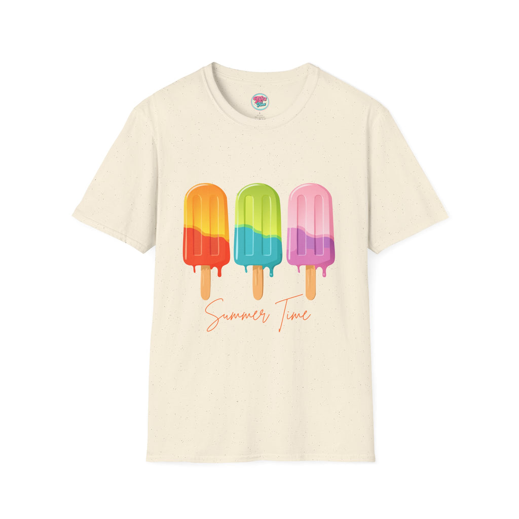 Popsicle Trio Graphic T-Shirt — Colorful Summer Vibes Tee