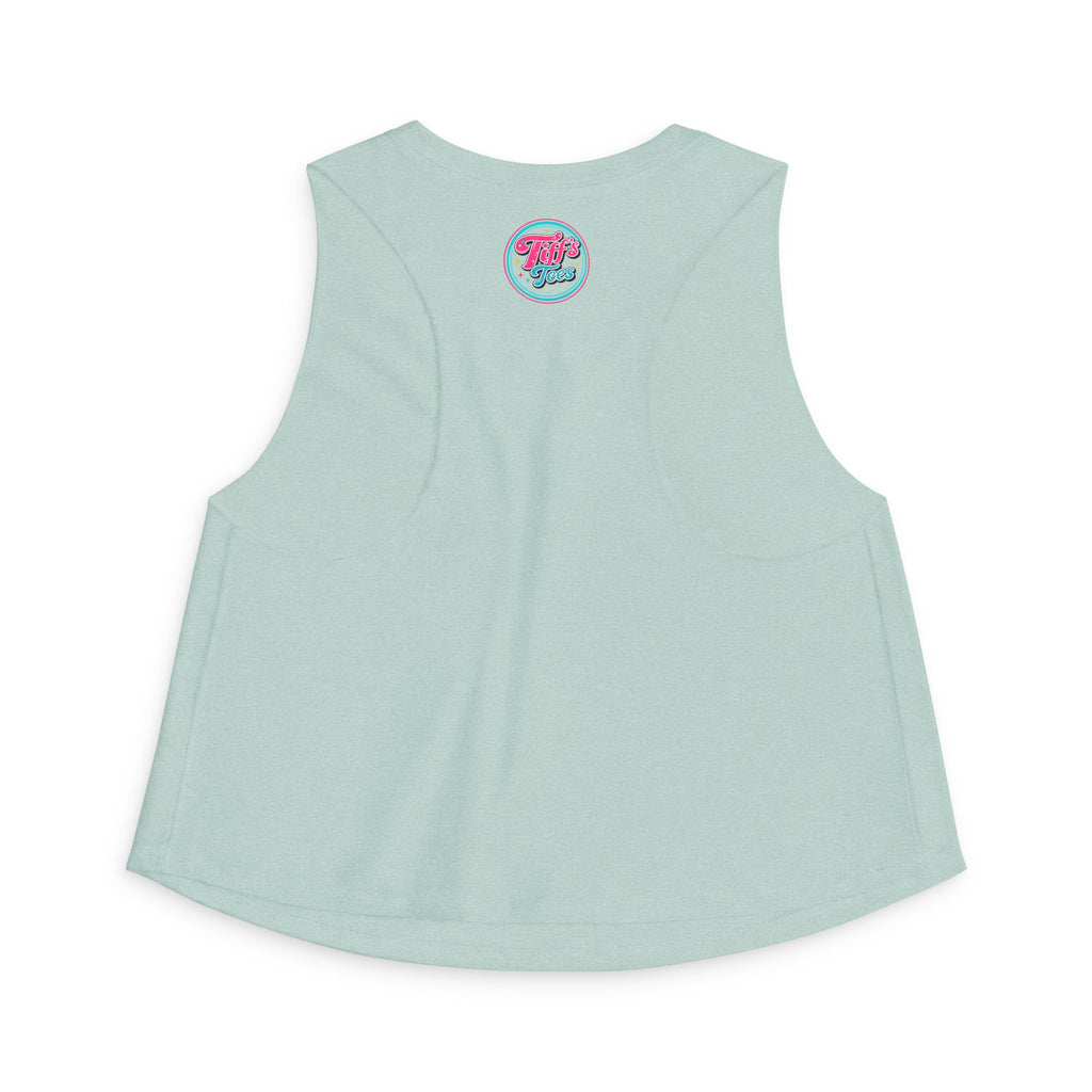 Pilates Women's Crop Top — Breath, Centering & Flow Fitness Tank