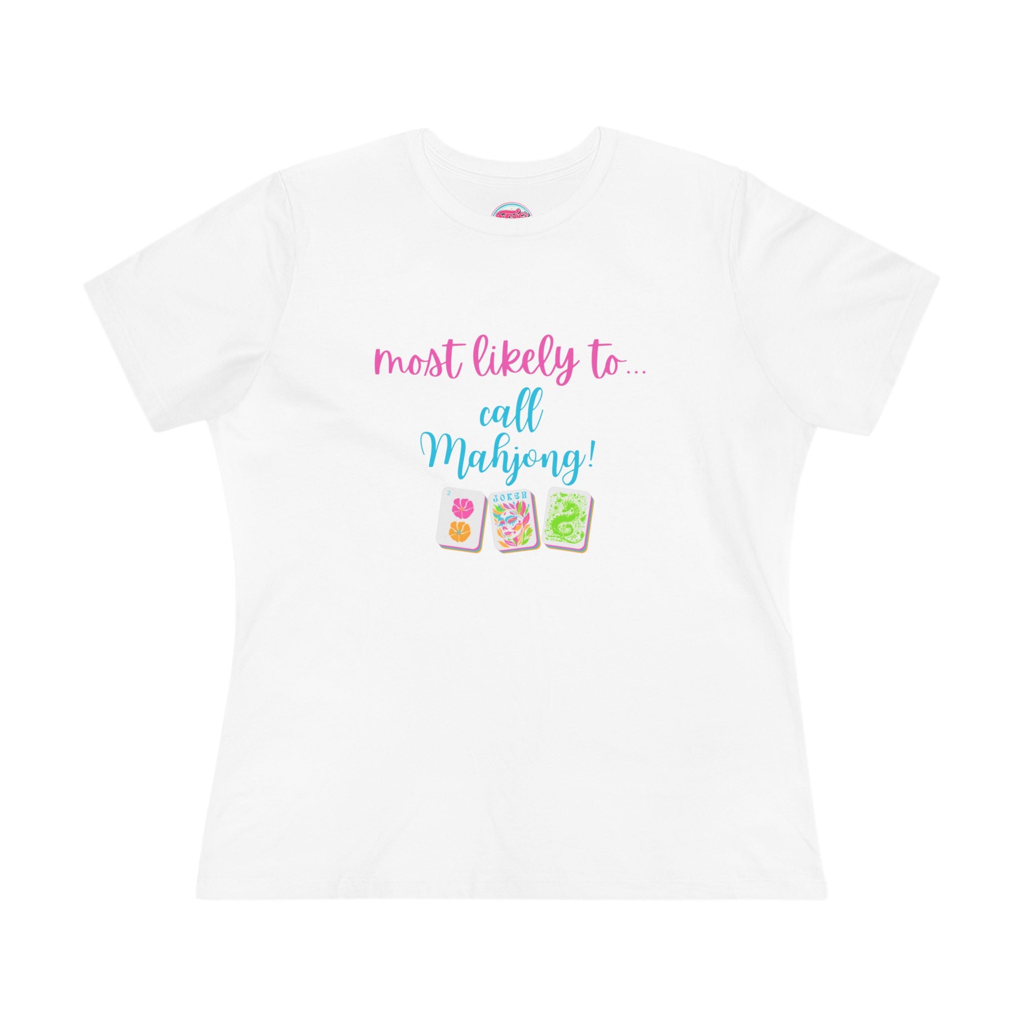 Most Likely to Call Mahjong - Funny Mahjong Women’s Cotton Tee