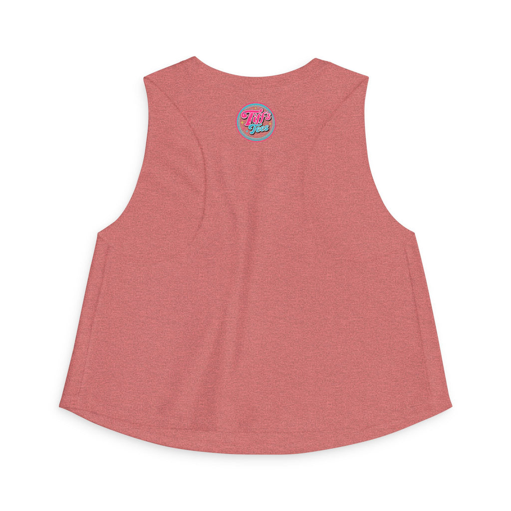 Pilates Women's Crop Top — Breath, Centering & Flow Fitness Tank