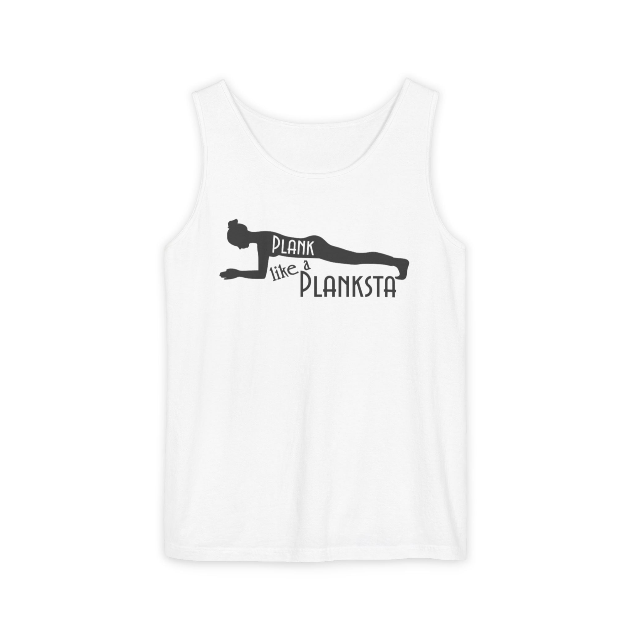 Plank Like a Planksta Tank Top — Funny Fitness Workout Tank