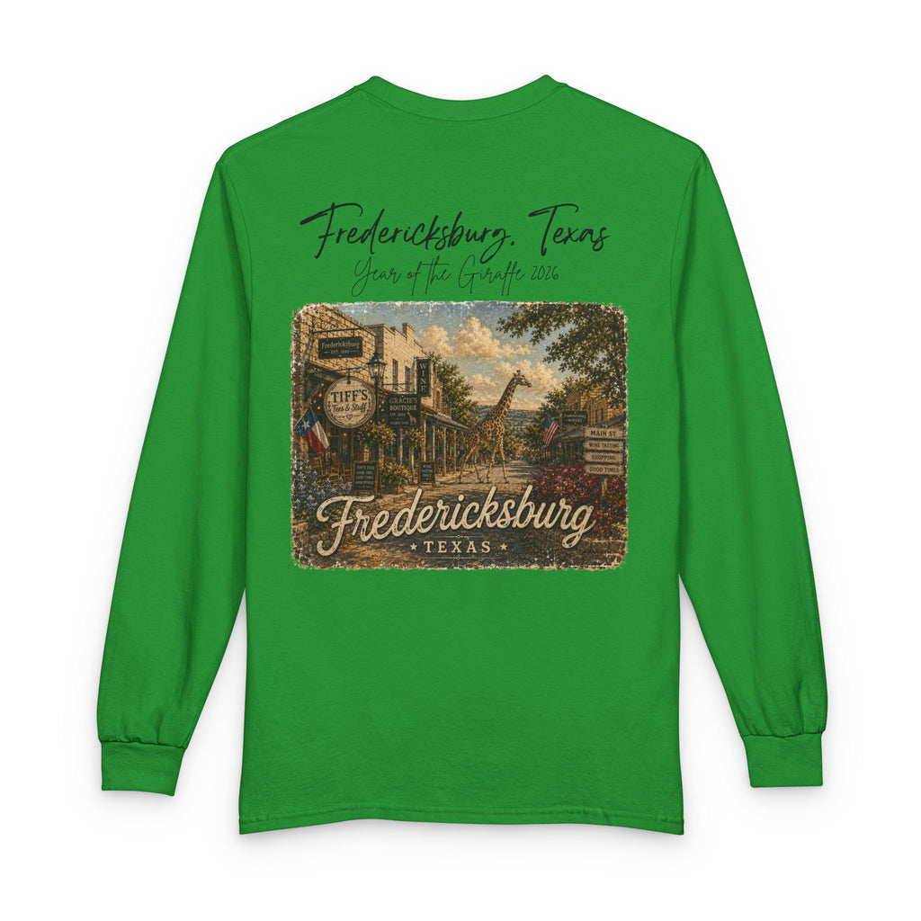 Fredericksburg Texas Vintage Scenic Long Sleeve Shirt