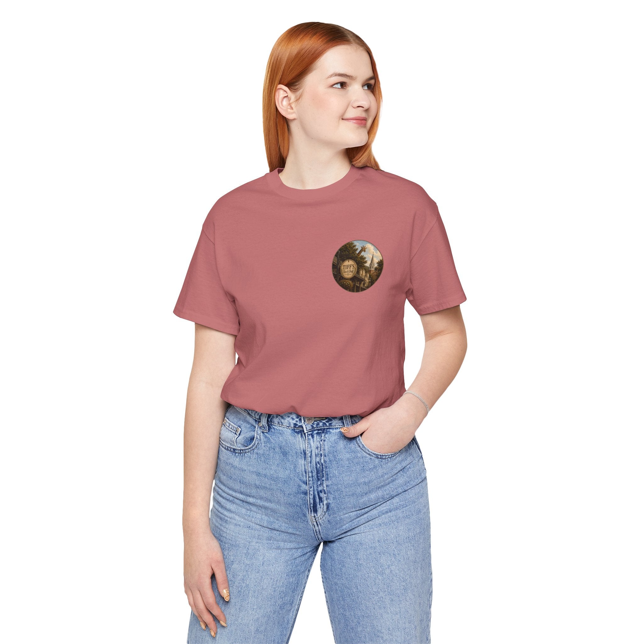 Fredericksburg Texas Vintage Street Scene Tee — Retro Travel Souvenir T-Shirt