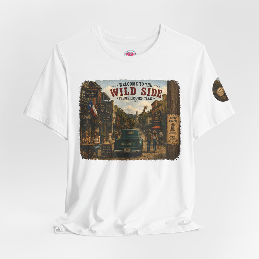 Wild Side Vintage Road T‑Shirt — 'Welcome to the Wild Side' Retro Americana Tee