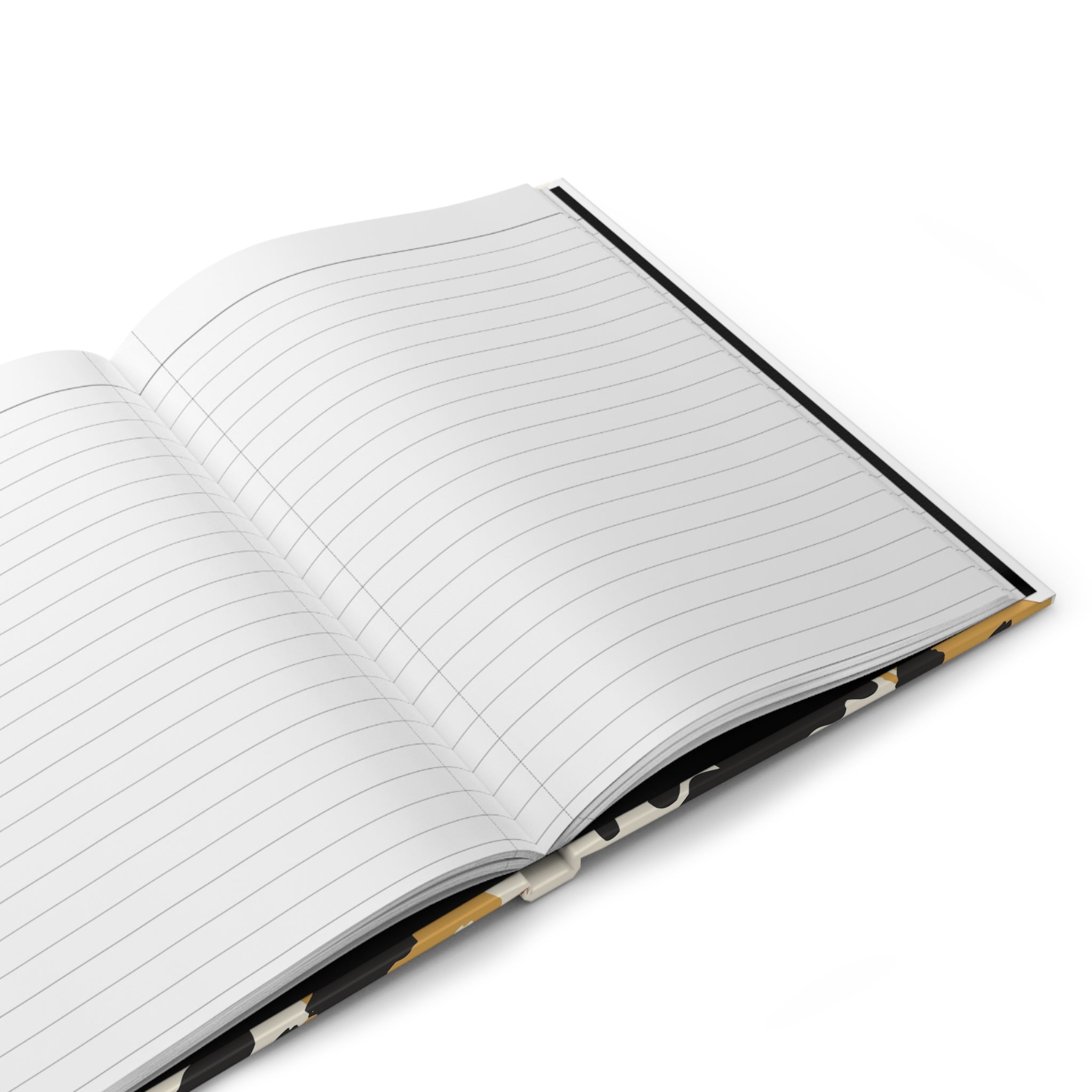 Animal Print Hardcover Journal — Abstract Neutral Safari Notebook