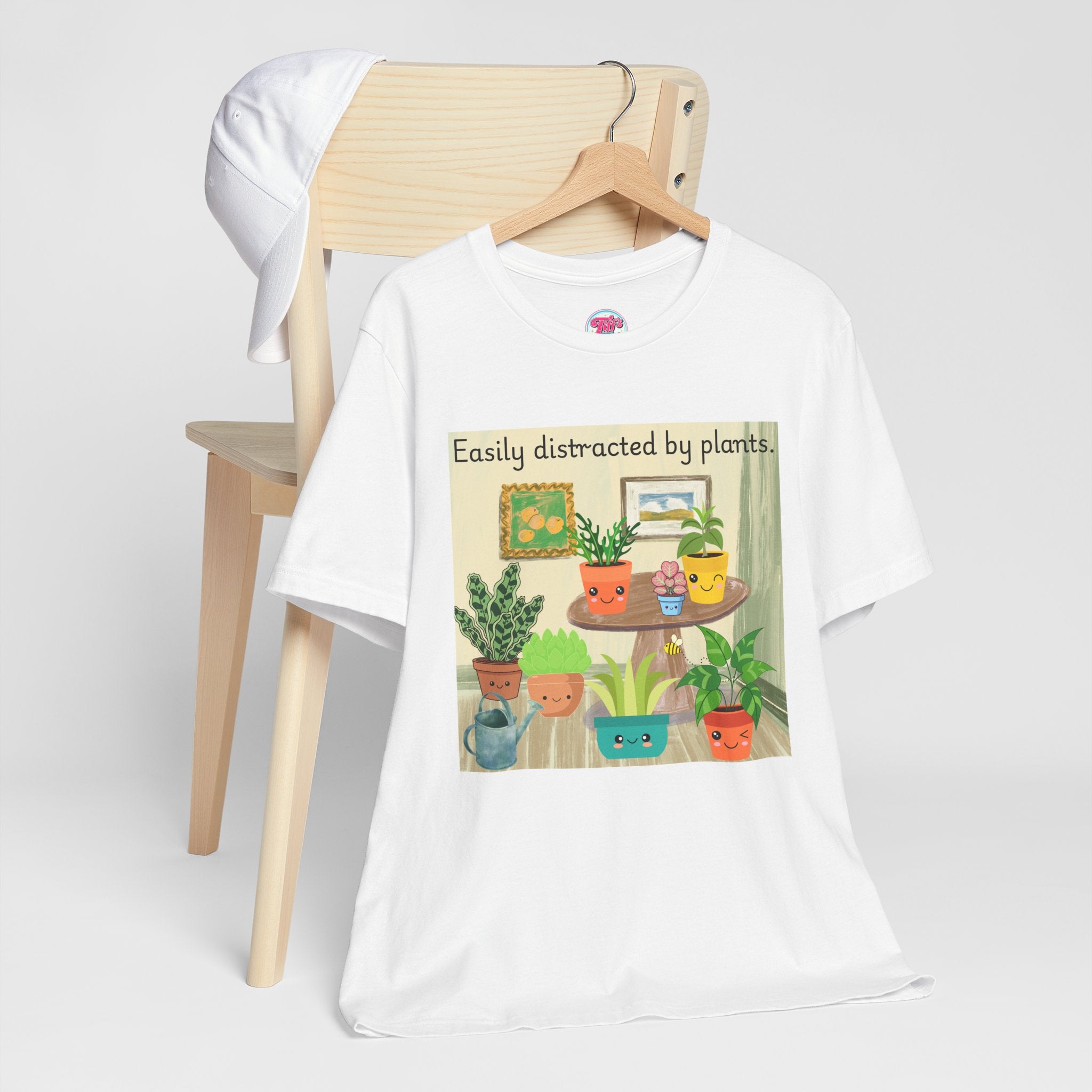 Easily Distracted by Plants T-Shirt — Cute Plant Lover Tee
