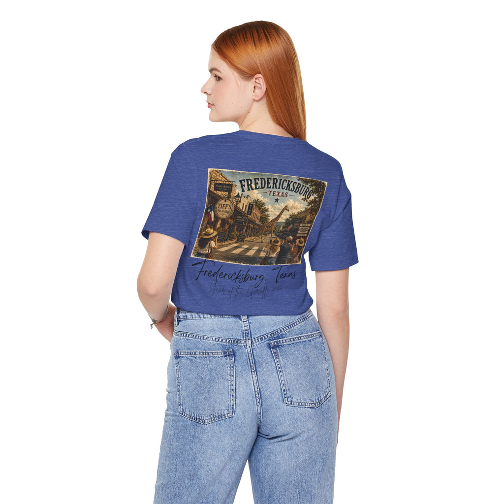 Fredericksburg Texas Vintage Street Scene Tee — Retro Travel Souvenir T-Shirt